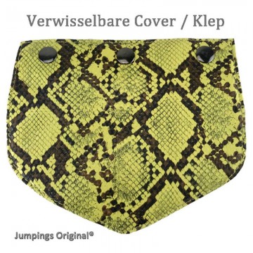 punt klep slang fel geel