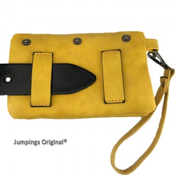 Klepbag achterkant greel