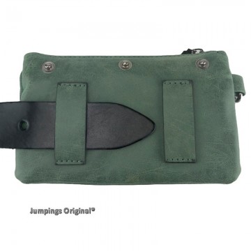 Klepbag achterkant groen