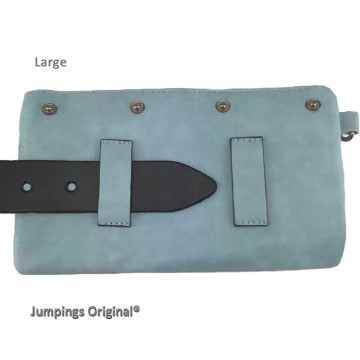 Klepbag large achterkant licht blauw