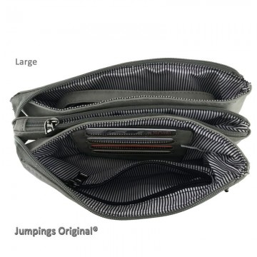 Klepbag large binnenkant grijs