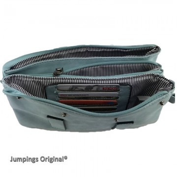 Klepbag llarge binnenkant licht blauw