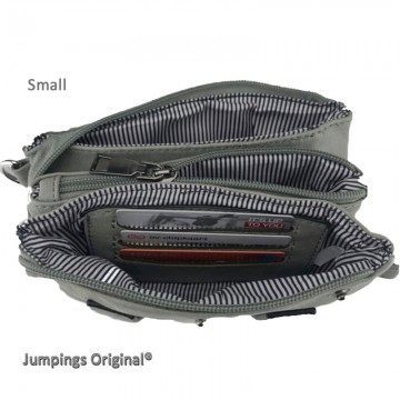 Klepbag small binnenkant grijs