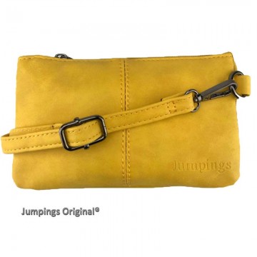 Klepbag voorkant geel