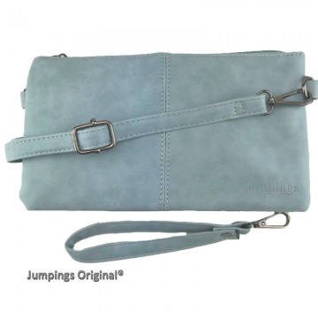 Klepbag voorkant licht blauw