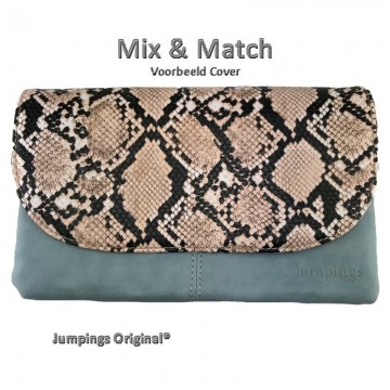 Voorbeeld small blauw slang roze mix  matchjpg